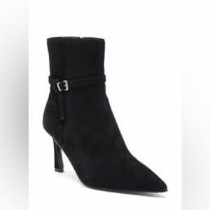 Steve Madden Black Ankle Booties